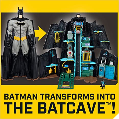 Batman, Bat-Tech Batcave, Giant Transforming Playset with Exclusive 4”  Batman Figure and Accessories, Kids Toys for Boys Aged 4 and Up | Operation  Imagination